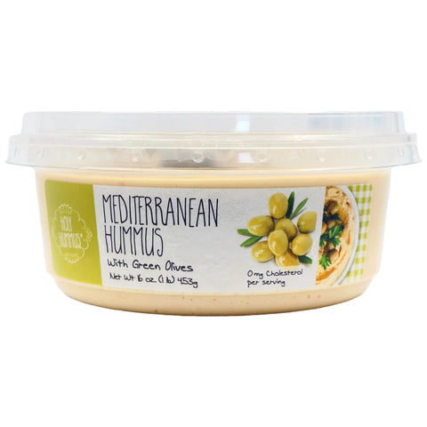 Mediterranean Hummus With Green Olives, 16oz