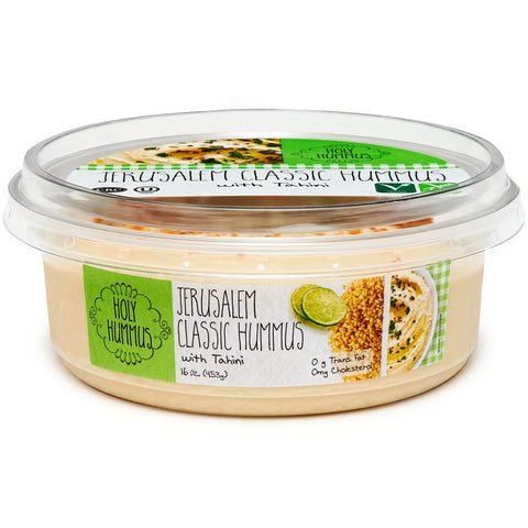 Jerusalem Classic Hummus with Tahini, 16oz