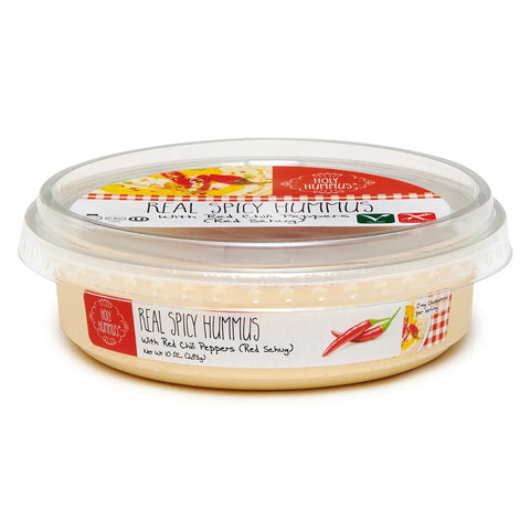 Real Spicy Hummus with Red Chili Peppers, 10oz