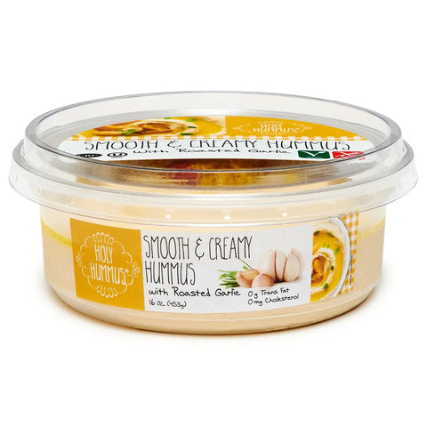 Smooth & Creamy Hummus with Roasted Garlic, 16oz