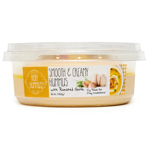 Smooth & Creamy Hummus with Roasted Garlic, 16oz