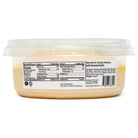 Smooth & Creamy Hummus with Roasted Garlic, 16oz