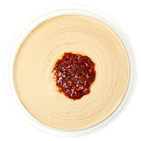 Real Spicy Hummus with Red Chili Peppers, 16oz