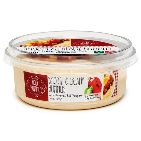 Smooth & Creamy Hummus with Roasted Red Peppers, 16oz