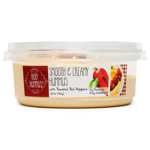 Smooth & Creamy Hummus with Roasted Red Peppers, 16oz