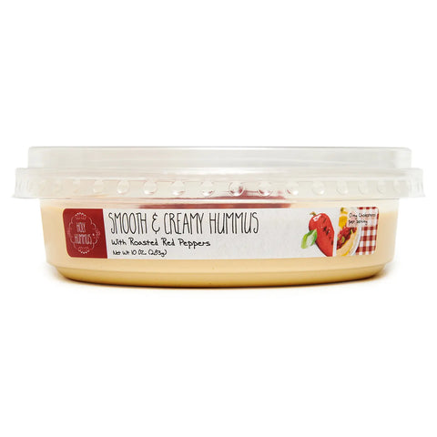 Smooth & Creamy Hummus with Roasted Red Peppers, 10oz