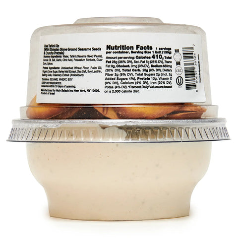 Real Tahini Dip 2GO with Ethiopian Stone Ground Sesame Seeds & Crunchy Pretzels, 4.6oz